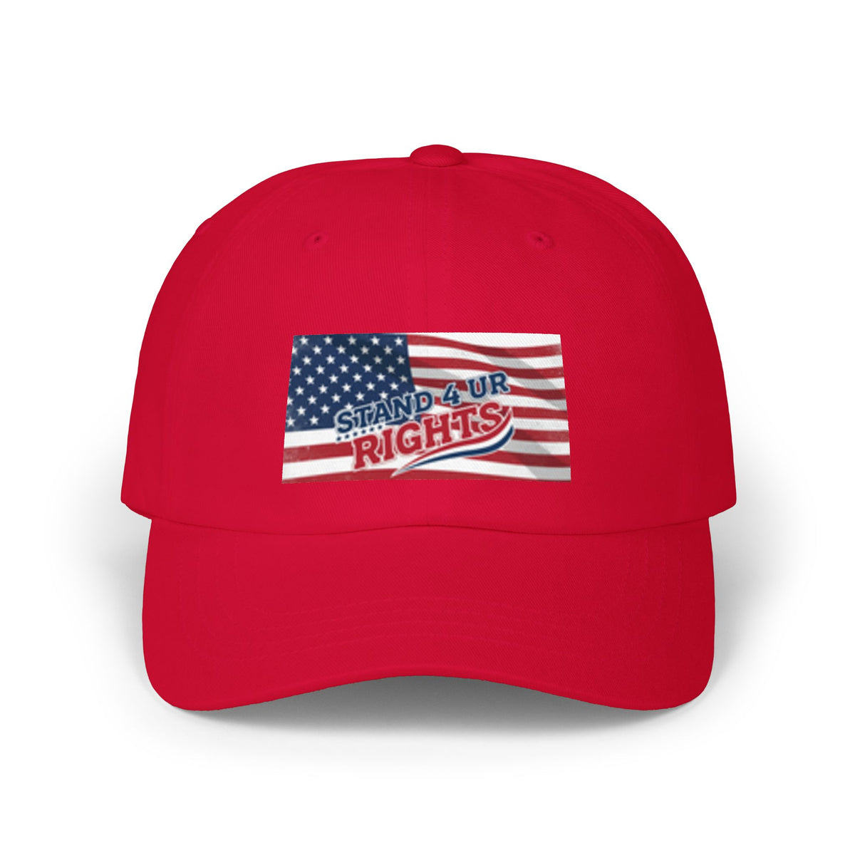 Dad Cap — "Stand 4 Ur Rights" American Flag Embroidered Hat
