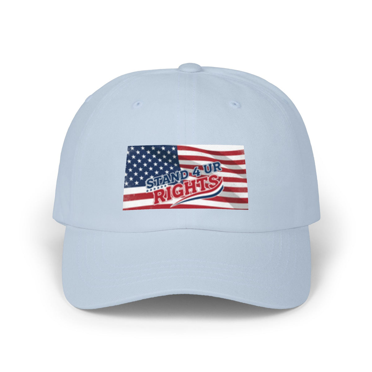 Dad Cap — "Stand 4 Ur Rights" American Flag Embroidered Hat