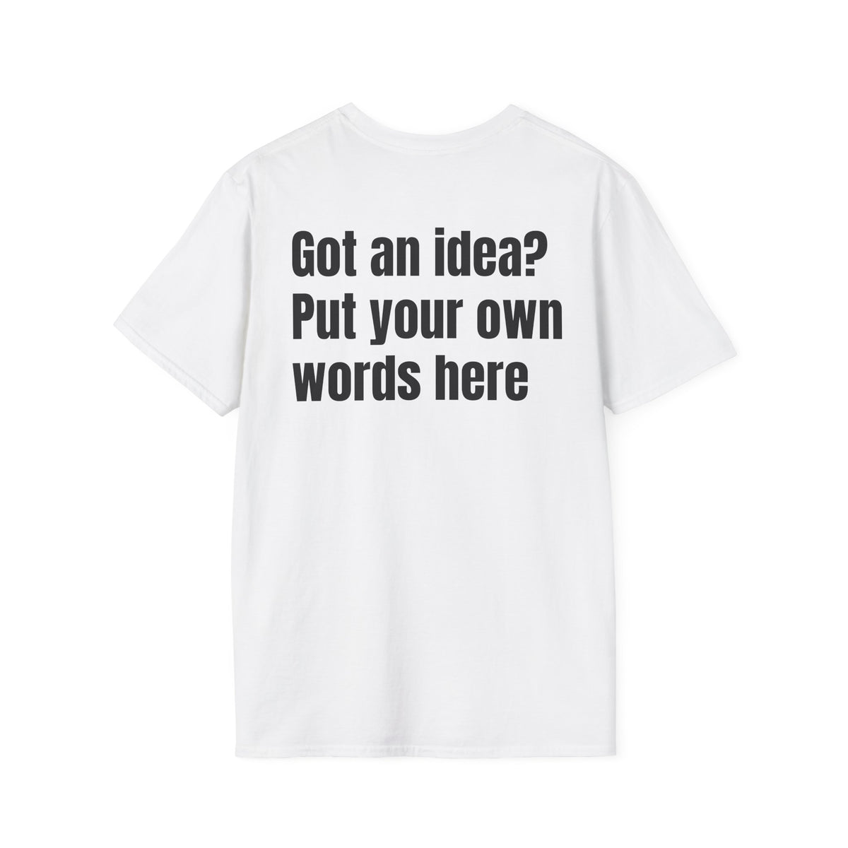 Put Your Words Here Personalized T-Shirt | Stand 4 Ur Rights